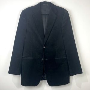 Express Corduroy Two Button Black Blazer Jacket Men's Size 40R